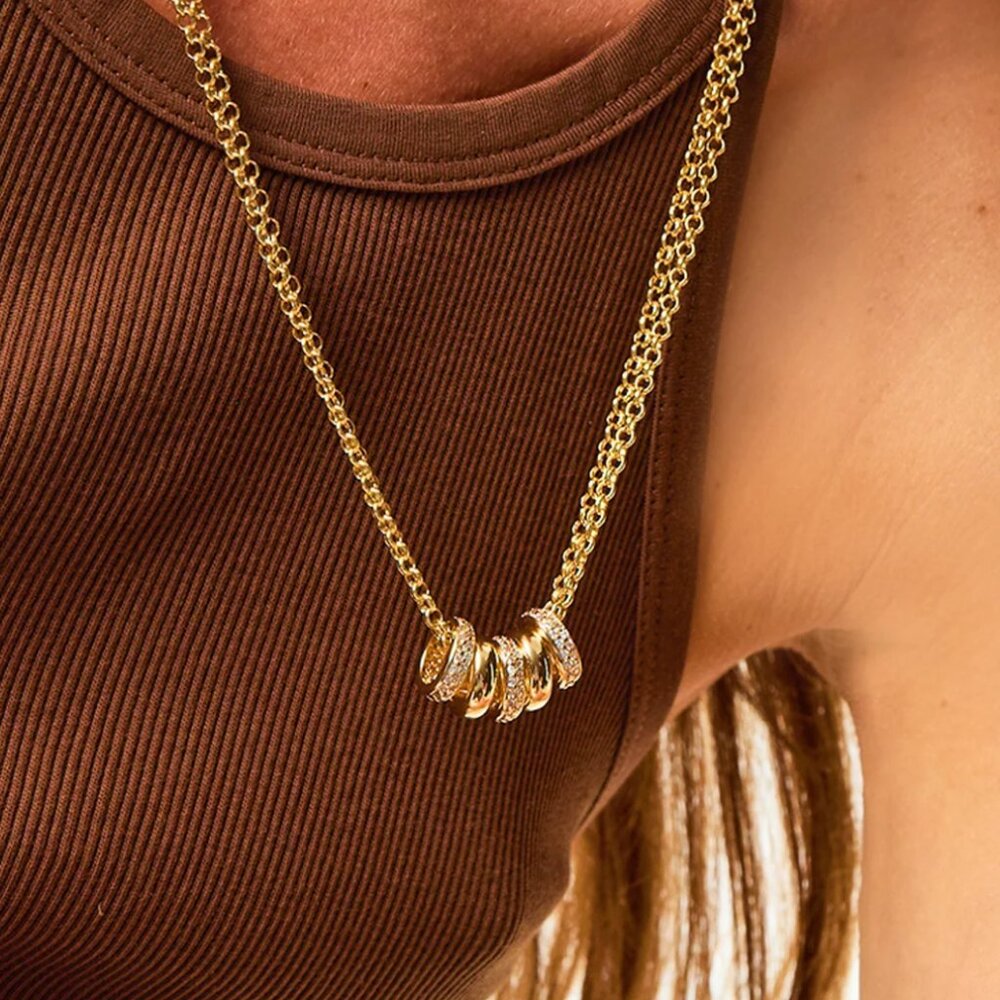 Roxanne Assoulin The Pavé Slider Necklace